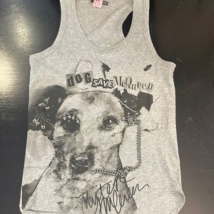 Alexander McQueen Asymmetrical Dog Save McQueen